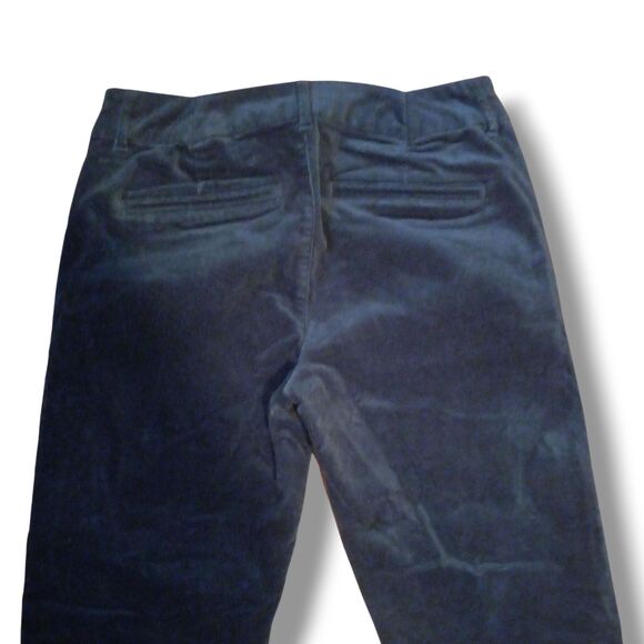 Old Navy Velvet Pixie Mid Rise Pants-Size 4-Pine Green-Pockets-Velour-Pockets - Picture 6 of 9